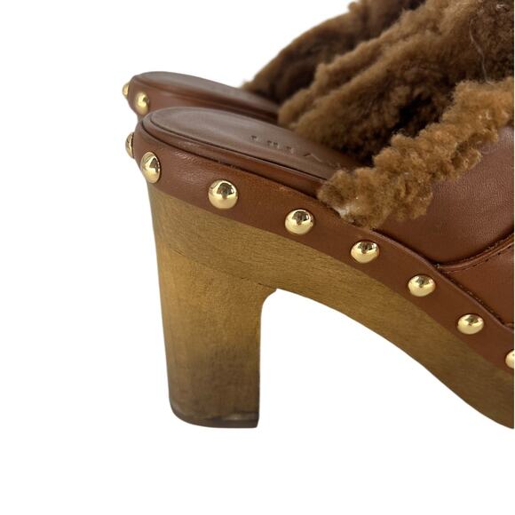 Ulla Johnson Vera Tassel Clogs in Brown - Picture 12 of 16